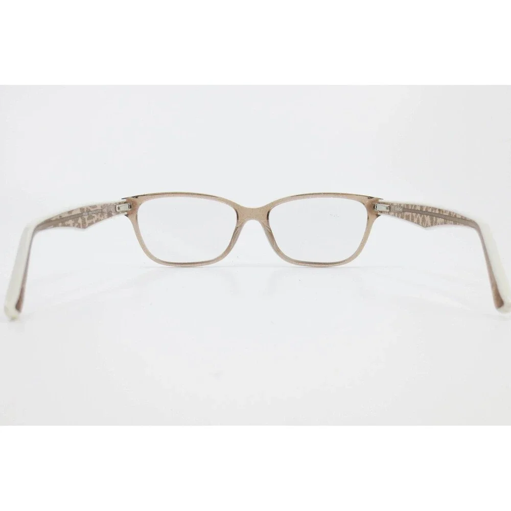 Bebe BB5242 200 Topaz Glitter Eyeglasses Frames 55-16-135 Brown Gold Womens